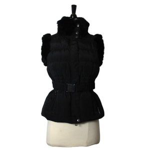 Rudsak Sleeveless Down-filled Vest with Fur